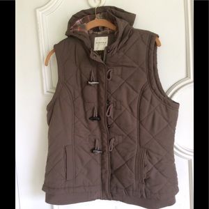 Sonoma Taupe vest Size L